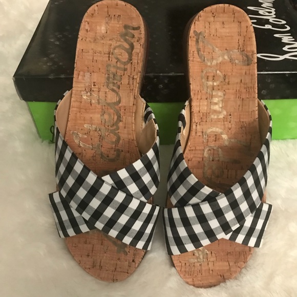 sam edelman gingham sandals